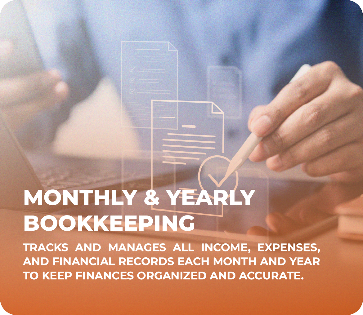 Monthly & Yearly Bookkeeping