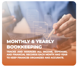 Monthly & Yearly Bookkeeping